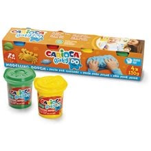 Carioca 4 Πλαστοζυμαράκια x150gr Πλαστελίνης για 1+ Ετών 43187  Παιδικός Πηλός - Playdoh