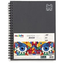 Carioca Plus Sketchbook Σπιράλ A4 160g 40φύλλα 45225  Μπλοκ - Χαρτιά Ζωγραφικής & Σχεδίου