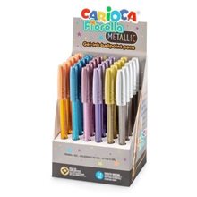 Στυλό Carioca Fiorella Gel Metallic Διάφορα Χρώματα 1mm 43371  Στυλό