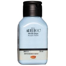 Artdeco 75 ml Ακρυλικό Μεταλλικό Χρώμα Baby Blue 3679  Ακρυλικά Χρώματα Ζωγραφικής