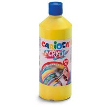 Carioca Ακρυλική Τέμπερα 500ml Primary Yellow 40432/03  Ακρυλικά