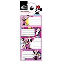 Αυτοκόλλητες Ετικέτες 20τμχ. 5φ Minnie 000564558  Σχολικές Ετικέτες