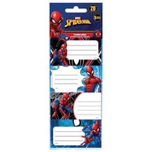Αυτοκόλλητες Ετικέτες 20τμχ. 5φ Spiderman 000508439  Σχολικές Ετικέτες