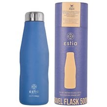 Estia Θερμός Travel Flask Save The Aegean 500Ml Denim Blue  Θερμός - Παγούρια