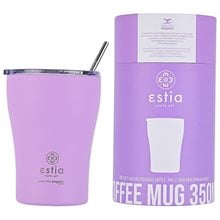 Estia Θερμός Coffee Mug Save The Aegean 350Ml Lavender Purple  Θερμός - Παγούρια