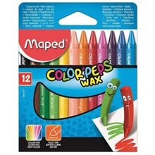 Κηρομπογιά Maped Wax 12τεμ. 861011  Κηρομπογιές