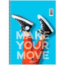 Τετράδιο Σπιράλ 17x25 SalkoMake Your Move 1θ 30 φύλλα 6511  Τετράδια Σπιράλ