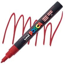 Mαρκαδόρος Uni Posca PC-3M Σκούρο Κόκκινο  Μαρκαδόροι