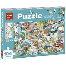 Apli Puzzle Observation City 104τμχ  Παζλ Παιδικά