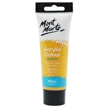 Ακρυλικό Mont Marte 75ml Studio Acrylic 05 Yellow Ochre  Ακρυλικά Χρώματα Ζωγραφικής