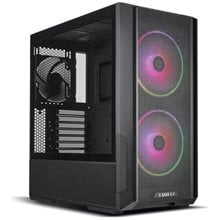 Lian Li LANCOOL 207 Black - ATX PC Case (4 FANS) 2 x front 140 ARGB PWM & 2  bottom 120 PWM reverse  Κουτιά Desktop