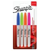 Μαρκαδόρος Sharpie Fine Fun Colors Blister 4τμχ  Μαρκαδόροι