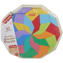 Mattel Fisher-Price Ξύλινο Παζλ Μάνταλα 41 Τεμάχια HXT94  Ξύλινα Παιχνίδια