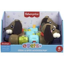 Mattel Fisher-Price FP Pets Click & Spin Σκυλάκι Δραστηριοτήτων Εκπαιδευτικό Παιχνίδι HTW91  Διαδραστικά-Εκπαιδευτικά