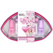 Creatit! Love Makeup Set σε Μεταλλική Θήκη 84593  Σετ Ομορφιάς-Μόδας