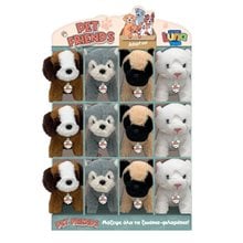 ΛούτρινΖωάκι 12εκ Pet Friends 4σχ 000622824  Λούτρινα
