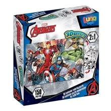 Puzzle Lenticular 150τμχ 45.7χ30.4εκ Avengers 000506191  Παζλ Παιδικά