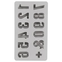 Καλούπι Σιλικόνης 12 σχέδια Number 14,5χ26χ2,5εκ.  Καλούπια