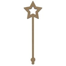 Mdf Ράβδος Αστέρι 10χ34εκ.  Υλικά Κατασκευών & DIY