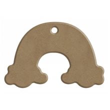 Mdf Ουρανιοτόξο 7χ5εκ.  Υλικά Κατασκευών & DIY