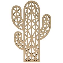 Mdf Origami Κάκτους 25εκ.  Υλικά Κατασκευών & DIY