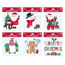 Στατικό Αυτοκόλλητο 6σχ 17χ17εκ Xmas  sticker - Albums