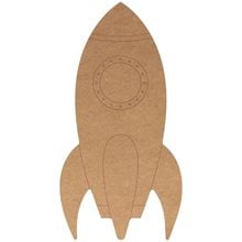 Mdf Rocket 25εκ.  Υλικά Κατασκευών & DIY