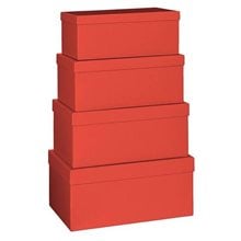 Stewo Κουτί Δώρου 17χ29.5χ12cm  Κόκκινο  Κουτιά Δώρου
