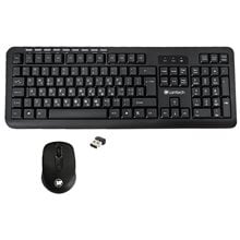 LAMTECH WIRELESS MULTIMEDIA KEYBOARD AND MOUSE GR LAYOUT BLACK  Πληκτρολόγια