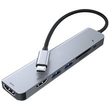 LAMTECH 7-IN-1 USB-C DUAL HDMI DOCKING STATION HUB PD100W  Docking Stations Laptop