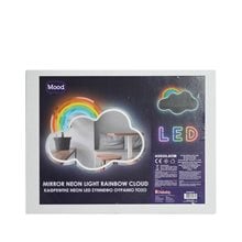 Καθρέφτης Neon Led Ούρανιο Τόξο 42χ32.5εκ  Διακοσμητικά Τοίχου-Καθρέφτες