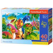 Παζλ Castorland 40 Maxi Dinosaurs Selfie 59x40cm B-040391-1  Παζλ Παιδικά