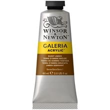 Winsor & Newton 60ml Galeria Acrylic Burnt Umber  Ακρυλικά Χρώματα Ζωγραφικής