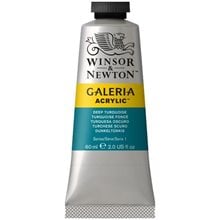 Winsor & Newton 60ml Galeria Acrylic Deep Turquoise  Ακρυλικά Χρώματα Ζωγραφικής