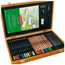 DERWENT ACADEMY WOODEN BOX SET 35 ΤΕΜΑΧΙΩΝ  Σετ Χρωμάτων
