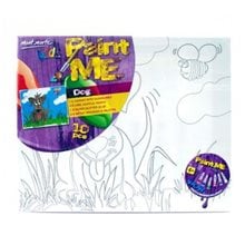 Τελάρο Προσχεδιασμένο Mont Marte 25x30cm Με Χρώματα Και Πινέλα Σκύλος  Τελάρα - Μουσαμάδες