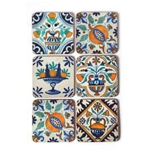 Σουβερ 10,5χ10,5χ0,4cm Delft Polychrome Tiles  Σουπλά - Σουβέρ