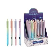Writech Στυλό Gel με Κουμπί 0.7mm Μπλε Ombre  Στυλό