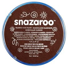 Snazaroo 18ml Κρέμα Face Painting Classic Dark Brown  Face & Body Painting Kit