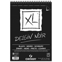 Μπλοκ Canson Dessin Noir XL Black A4 150gr 40Φ  Μπλοκ - Χαρτιά Ζωγραφικής & Σχεδίου