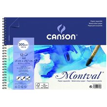 Μπλοκ Canson Montval Ακουαρέλας Α4 300gr 12 Φύλλα  Μπλοκ - Χαρτιά Ζωγραφικής & Σχεδίου