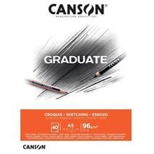 Μπλοκ Canson Graduate Croquis sketch 40φ A5 96gr  Μπλοκ - Χαρτιά Ζωγραφικής & Σχεδίου