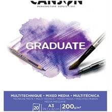 Μπλοκ Canson Graduate Mixed Media A3 200gr 20Φ  Μπλοκ - Χαρτιά Ζωγραφικής & Σχεδίου