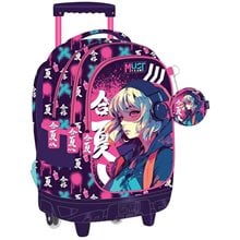Τσάντα Τρόλλευ Must 34x20x44cm 3 Θήκες Anime 000586807  Σχολικές Τσάντες