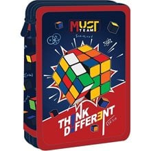 Κασετίνα Must Διπλή Γεμάτη 15χ5χ21 Think Different 000586729  Κασετίνες Γεμάτες