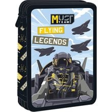 Κασετίνα Must Διπλή Γεμάτη 15χ5χ21 Flying Legends 000586728  Κασετίνες Γεμάτες