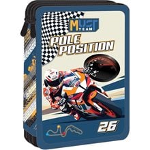 Κασετίνα Must Διπλή Γεμάτη 15χ5χ21 Pole Position 000586733  Κασετίνες Γεμάτες