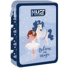 Κασετίνα Must Διπλή Γεμάτη 15χ5χ21 Believe in Magic 000586327  Κασετίνες Γεμάτες