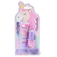 Martinelia Little Unicorn Lip Gloss & Nail Polish Set L-11932  Σετ Ομορφιάς-Μόδας