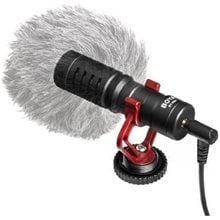 BOYA BY-MM1 shotgun mic Universal Mini Shotgun Mic 3.5mm for camera, phone, laptop  Αξεσουάρ Streaming
